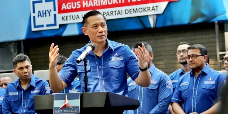 📷 Ketua Umum Partai Demokrat Agus Harimurti Yudhoyono (AHY) di Kantor DPP Partai Demokrat, Jalan Proklamasi, Menteng, Jakarta, Kamis (12/1/2023). (Kompas).
