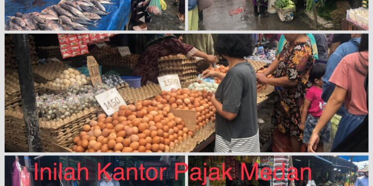 📷 Suasana pajak (pasar) di kota Medan, Sumatera Utara. (Asyari Usman).
