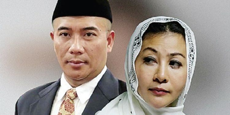 📷 Ketua KPU Hasyim Asy`ari dan Wanita Emas-Hasnaeni Moein. (Rm.id).