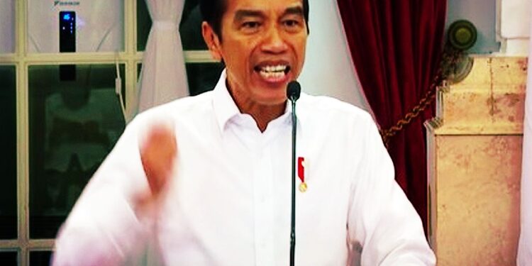 📷 Jokowi sedang dalam amarah yang memuncak. (CNBC Indonesia).
