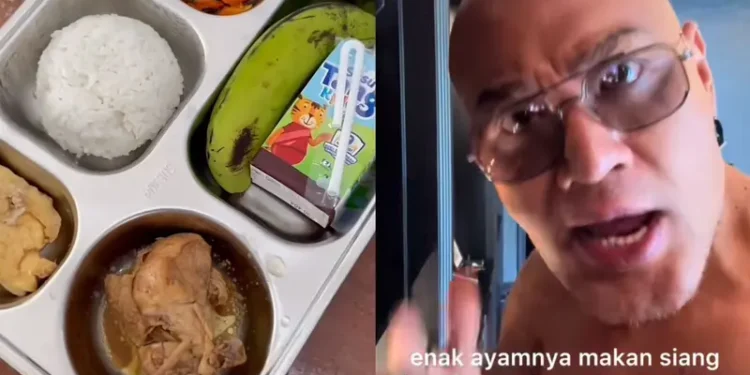 📷 Viral Deddy Corbuzier Marah Komplain Anak Sekolah atas Menu Makan Bergizi Gratis. (Liputan6.com).